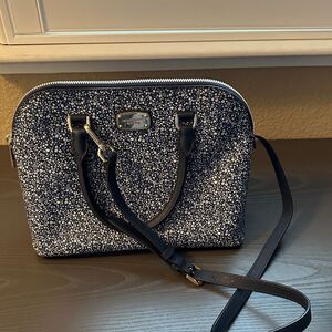 Kate Spade Floral Navy Handbag Satchel and Crossbody